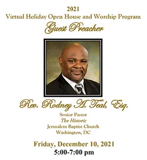 2021 Virtual Holiday Open House and Worship Program