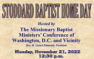 Stoddard Baptist Home Day banner